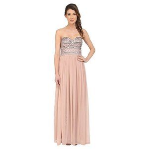 Aidan by Aidan Mattox Strapless Gown